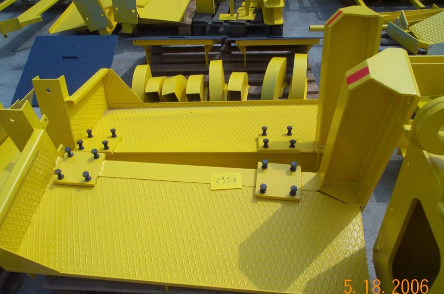 Saudi Arabia- Steel structure elements for overhead crane for mill